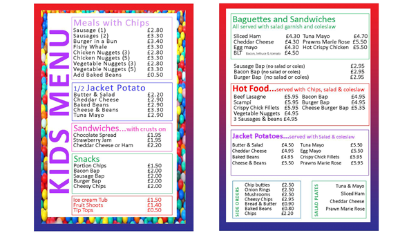 MB's Menu